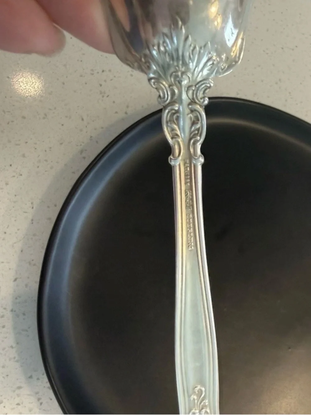 Chantilly by Gotham Antique Collect 1895 Sterling Silver casserole Spoon Piece
